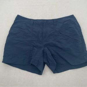 ROYAL ROBBINS Women’s Navy Blue Nylon Shorts Standard Fit size: 16